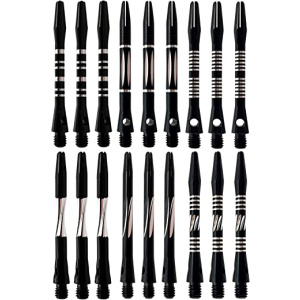 JpGdn 18/Pack Darts Shafts Metal Accessories Harrow Stems Aluminum Dart Pole Rod in Aluminum with Standard 2BA Thread
