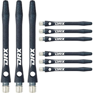 RED DRAGON DRX Coated Aluminium Dart Stems (Shafts) - 2 sets per pack (6 Stems in total)