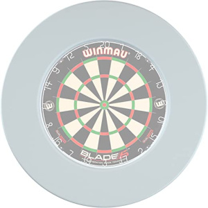 RED DRAGON Plain White Dartboard Surround
