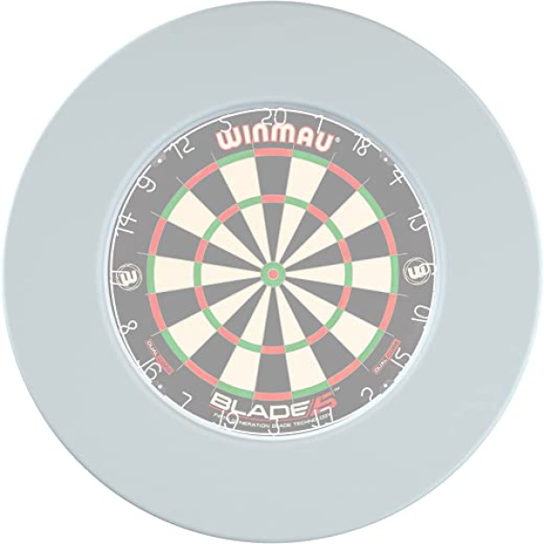 RED DRAGON Plain White Dartboard Surround