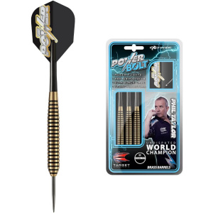 Target Darts Phil Taylor Power Bolt Brass Steel Tip Darts