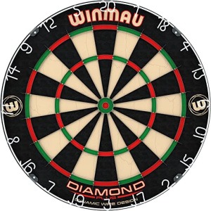 WINMAU Diamond Plus Professional Bristle Dartboard