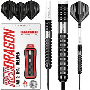 RED DRAGON Carnage 1 and 2 Tungsten Darts with Flights and Stems