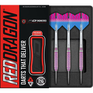 RED DRAGON Confessions Tungsten Darts Set with Flights and Stems