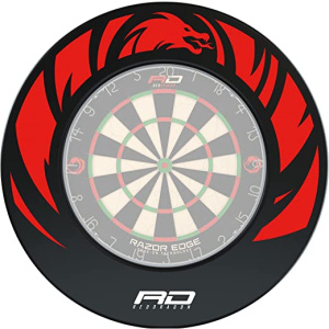 RED DRAGON Dartboard Surround Dragon Design