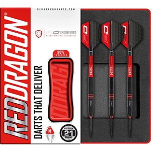 RED DRAGON Milano RS 21g, 22g, 23g, 24g or 26g Tungsten Darts with Flights and Stems