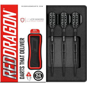 RED DRAGON Razor Edge Extreme Professional Tungsten Darts Set with Flights and Stems