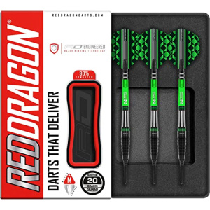 RED DRAGON Slipstream Premium Tungsten Darts Set with Flights and Stems