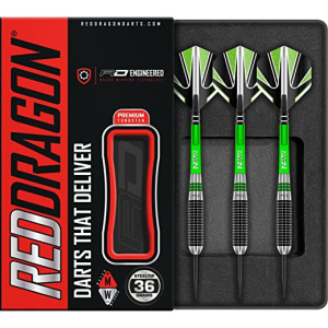 RED DRAGON Titan 2 Tungsten Darts Set with Flights and Stems